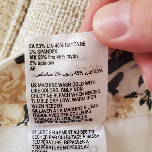 INC Floral Slim Ankle Pants - Picture 13 of 14